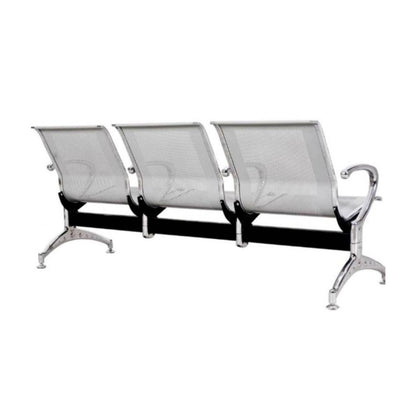 Silla Tandem 3 Puestos Cromado