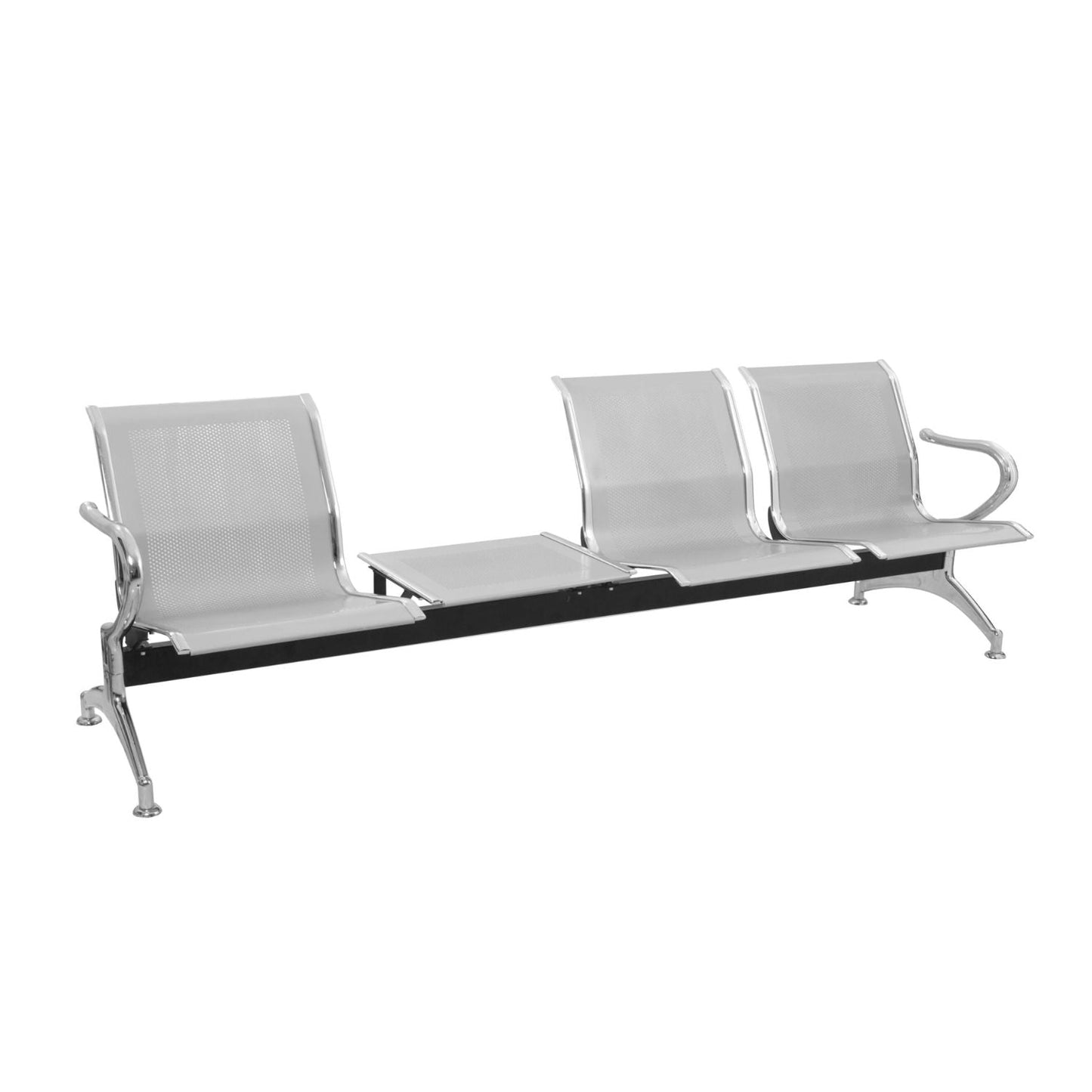 Silla Tandem 3X1 Mesa Cromado