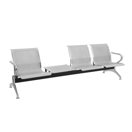 Silla Tandem 3X1 Mesa Cromado