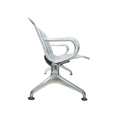 Silla Tandem 4 Puestos Cromado