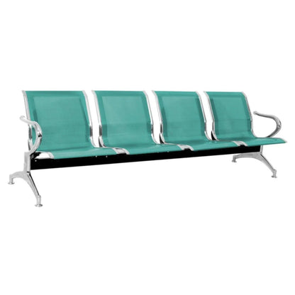 Silla Tandem 4 Puestos Cromado