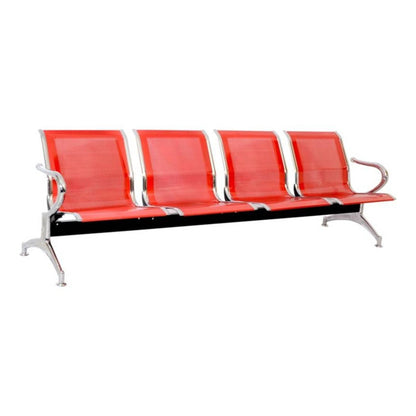 Silla Tandem 4 Puestos Cromado