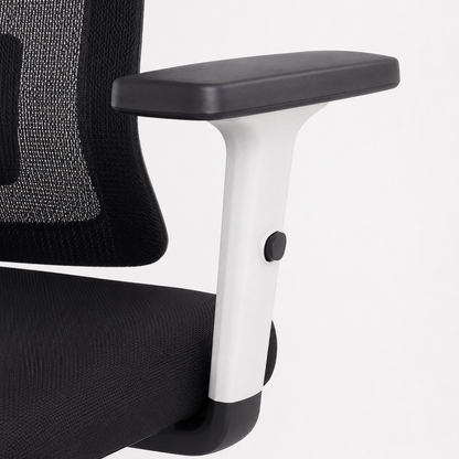 Silla Astoria Gerente  brazos Blanco