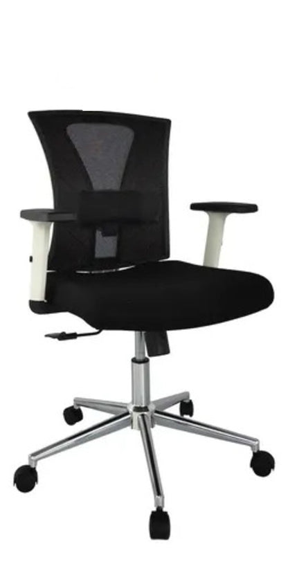 Silla_Imperium_Gerente cromo 1 blanco-negro