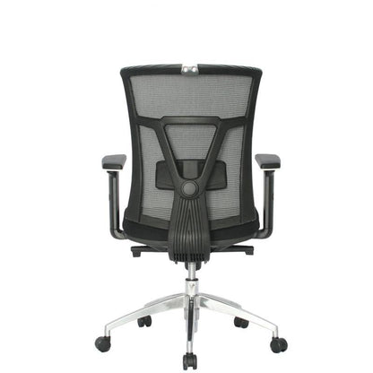Silla Lisboa Gerente atras  3 gris 