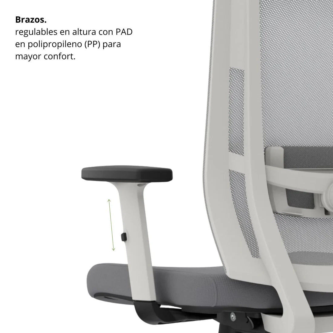 SILLA DE OFICINA ROMA PRO GERENTE GRIS