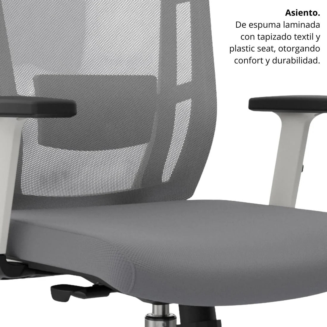 SILLA DE OFICINA ROMA PRO GERENTE GRIS