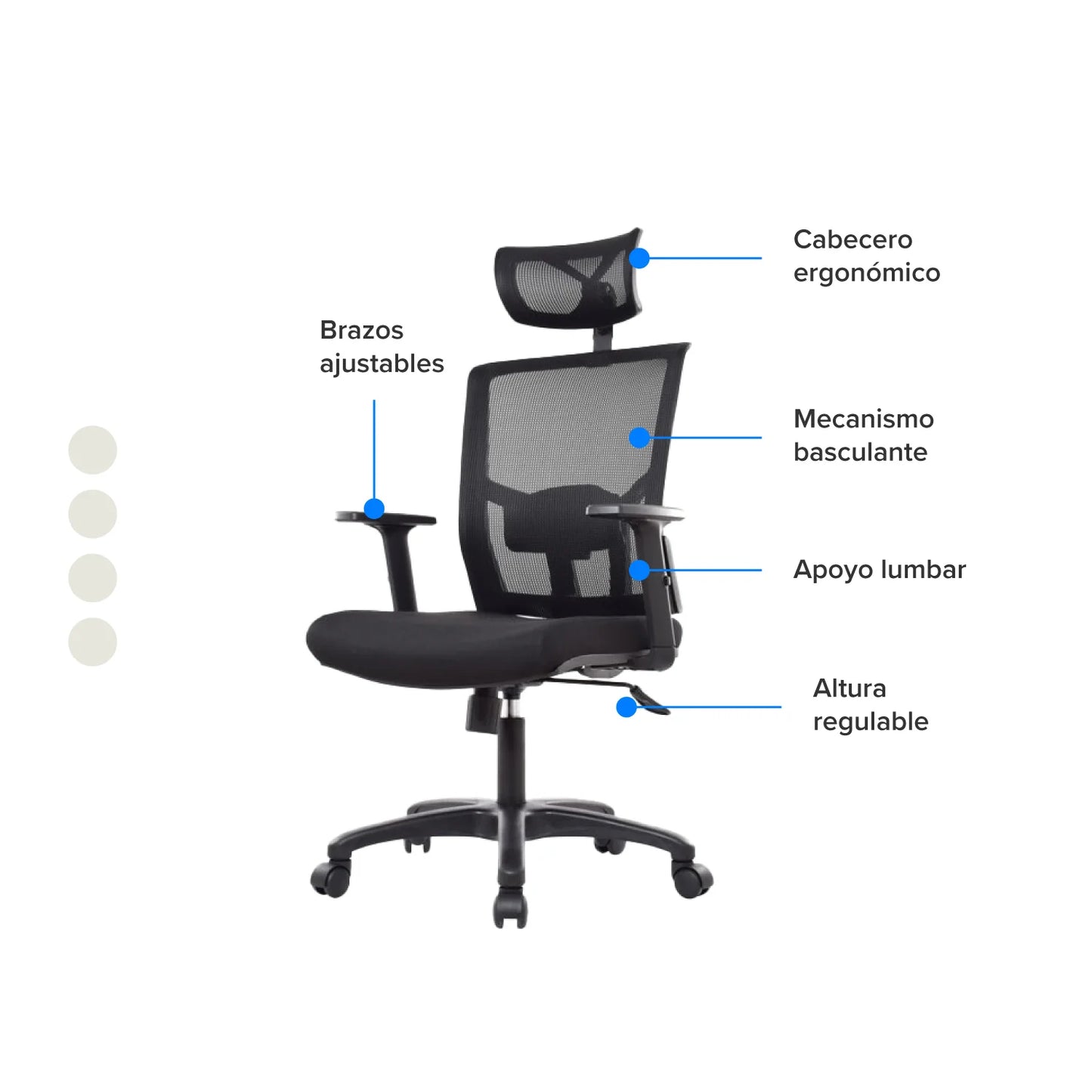 SILLA BRASIL PRESIDENTE NEGRA