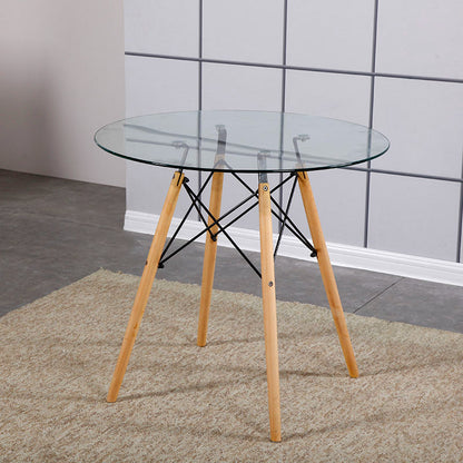 MESA EAMES CRISTAL REDONDA