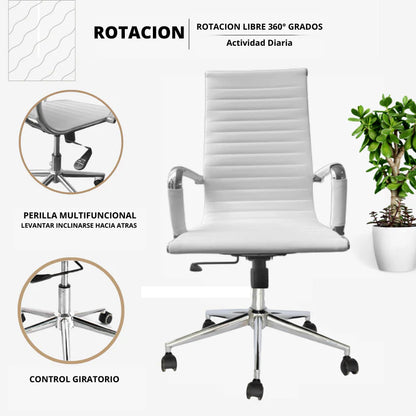 SILLA DE OFICINA GERENTE ALTA LOMAX ERGO