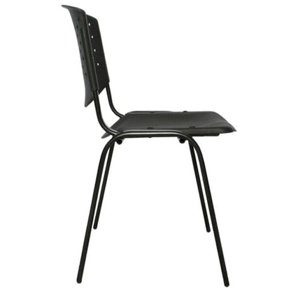 SILLA INTERLOCUTORA  RISMA NEGRA