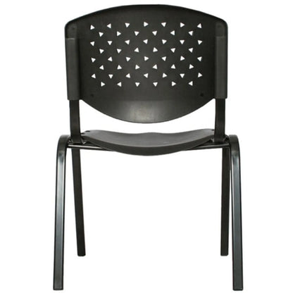 SILLA INTERLOCUTORA  RISMA NEGRA