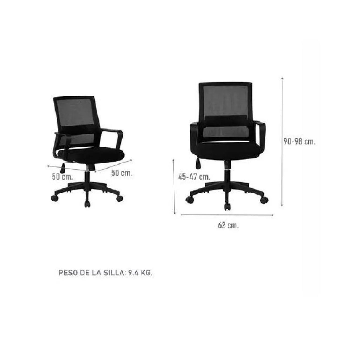 SILLA AUSTRALIA GERENTE NEGRO